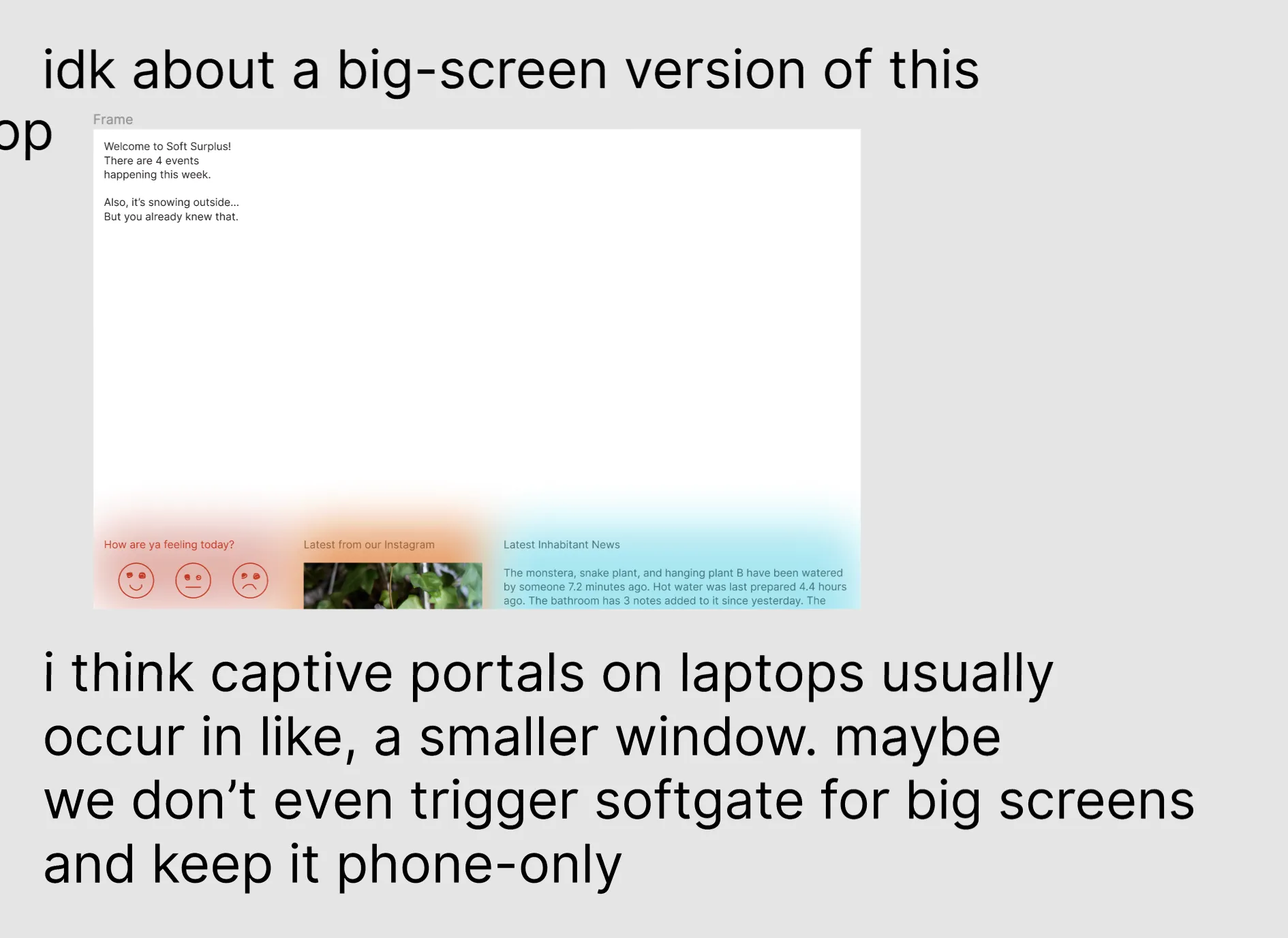 A sketch of a captive portal for Soft Surplus, as a part of the Soft OS project.