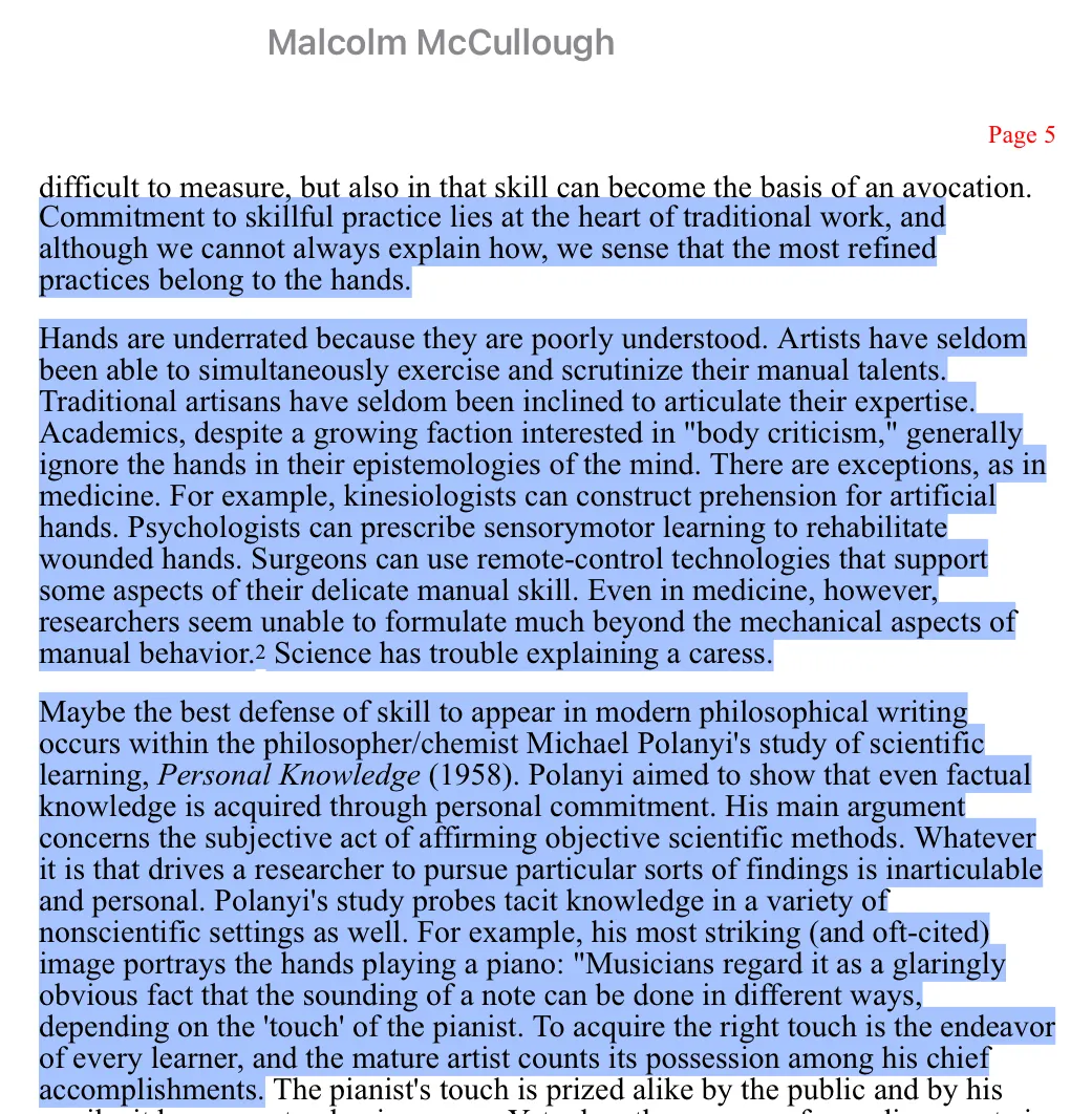 A screenshot of an excerpt of text.